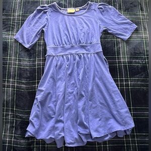 Maeve by Anthropologie Valencia blue belted dress Size small